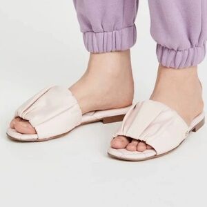 Sam Edelman Briar Pale Pink Slip on Sandals Size 6 Comfort Leather Upper